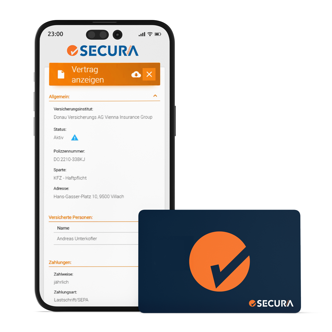 Secura App Card