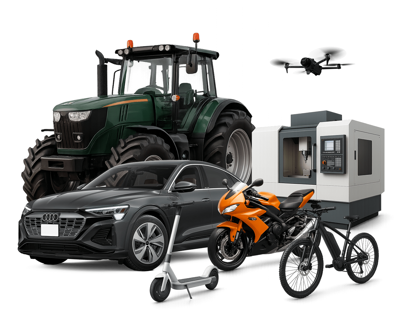 Secura Miete Auto KFZ bike scooter Traktor min